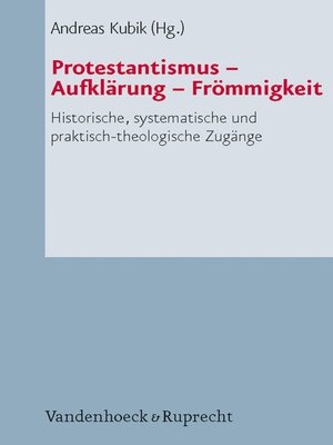 cover image of Protestantismus – Aufklärung – Frömmigkeit